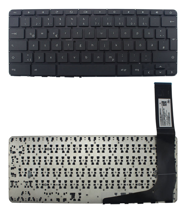 StoneTaskin Original Brand New Black German Keyboard For HP Chromebook 14-X002tu 14-X023ds 14-X030nr 14-X040nr Notebook KB Fast Shipping