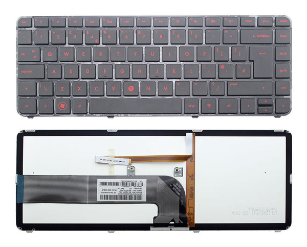 StoneTaskin Wholesale Original Black Backlit UK Laptop Keyboard Black Frame For HP Pavilion dm4t-3000 dv4-3000 KB