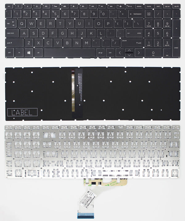 StoneTaskin Original Brand New Black Backlit US-Intl Laptop Keyboard For HP HP ENVY x360 15t-dr100  Notebook KB Free Fast Shipping