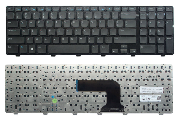 StoneTaskin Original Brand New Black US Keyboard Black Frame For Dell Inspiron M731R 5735 Notebook Keyboard KB Fully Tested Free Shipping