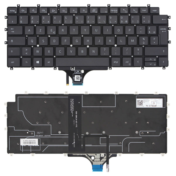 StoneTaskin Wholesale Brand New Black Backlit French Laptoap Keyboard For Dell Latitude 9510 9520 KB