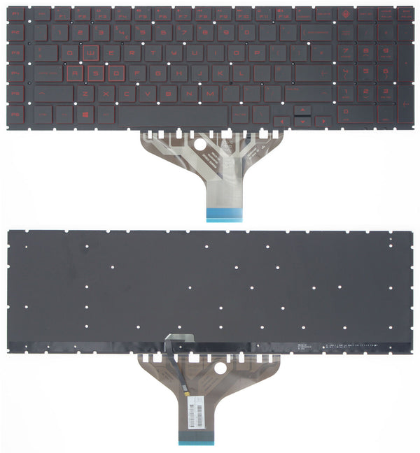 StoneTaskin Wholesale Original Black UK Red Backlit Laptop Keyboard For HP OMEN 17-cb1000 by 17-cb0000 17t-cb000 KB
