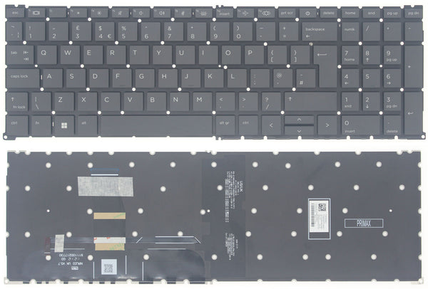 StoneTaskin Original Brand New Black UK Backlit Keyboard For HP EliteBook 865 16 inch G9 Fast Shipping