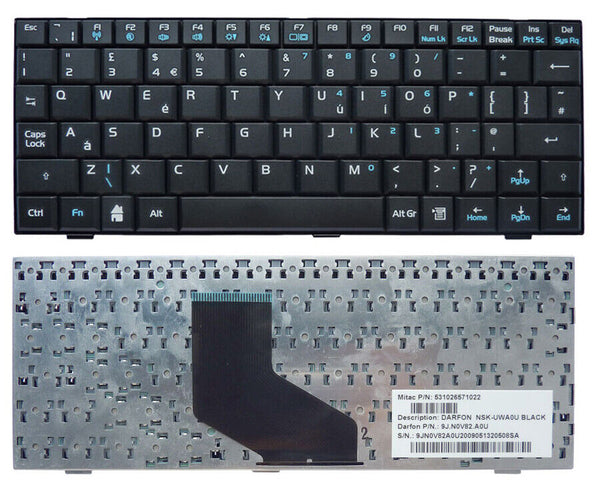 StoneTaskin Original Brand New  Black UK Keyboard For Samsung Hercules eCafe EC-900-H60G  Notebook KB Free Fast Shipping