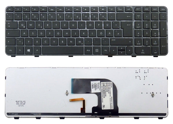 StoneTaskin Original Black Backlit German Keyboard Black Frame For HP Envy dv6-7000 dv6-7200 dv6-7300 Fully Tested Free Shipping