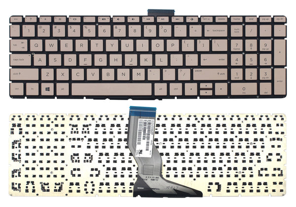 StoneTaskin Original Brand New Gold US Keyboard For HP ENVY 15-bp000 x360 15-bp100 15-bq000 15-bq100 15-bq200 Notebook KB Fast Shipping