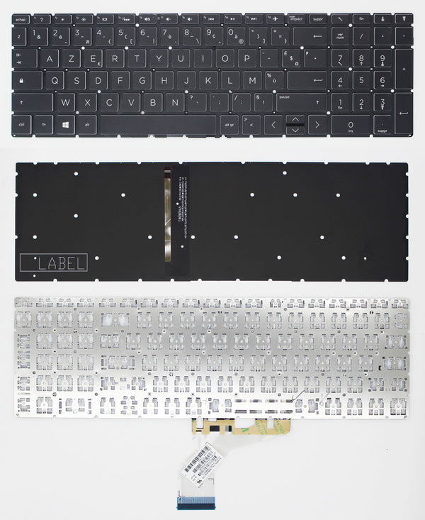 StoneTaskin Original Black Backlit French Keyboard For HP 15-dw1000 15-dw2000 15-dw3000 15g-dr0000Fully Tested Free Shipping