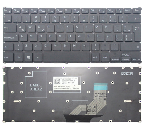 StoneTaskin Original Brand New Black Latin Spanish Laptop Keyboard For Dell Inspiron 11 3162 3164 3168 3169 Notebook KB