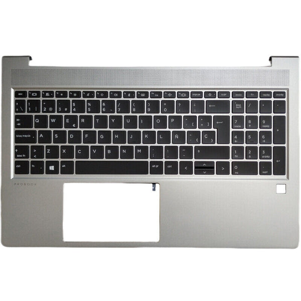 StoneTaskin For NEW FOR HP Probook 655 650 G8 Spanish/Latin Keyboard Upper Case Palmrest Cover Fully Tested Free Shipping