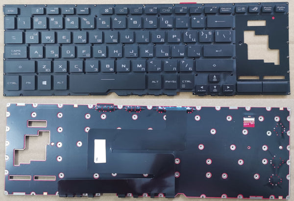 StoneTaskin Original Brand New Black Bulgarian Per Key RGB Backlit Keyboard For ASUS GX701VI Fast Shipping