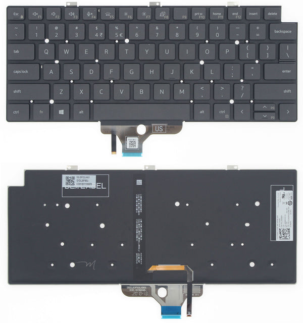 StoneTaskin Original Black US-Intl Backlit Keyboard For Dell Latitude 7330 Rugged ExtremeFully Tested Free Shipping