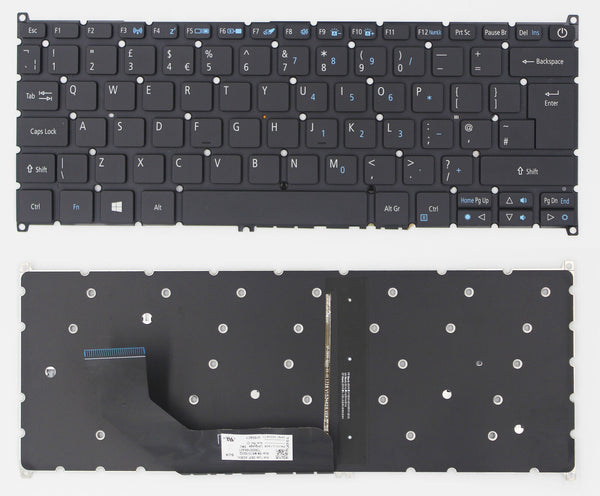 StoneTaskin Original Brand New Black Backlit UK Keyboard For Acer Swift SF314-52 SF314-52G SF314-53G SF514-51 Notebook Keyboard KB Fully Tested Free Shipping