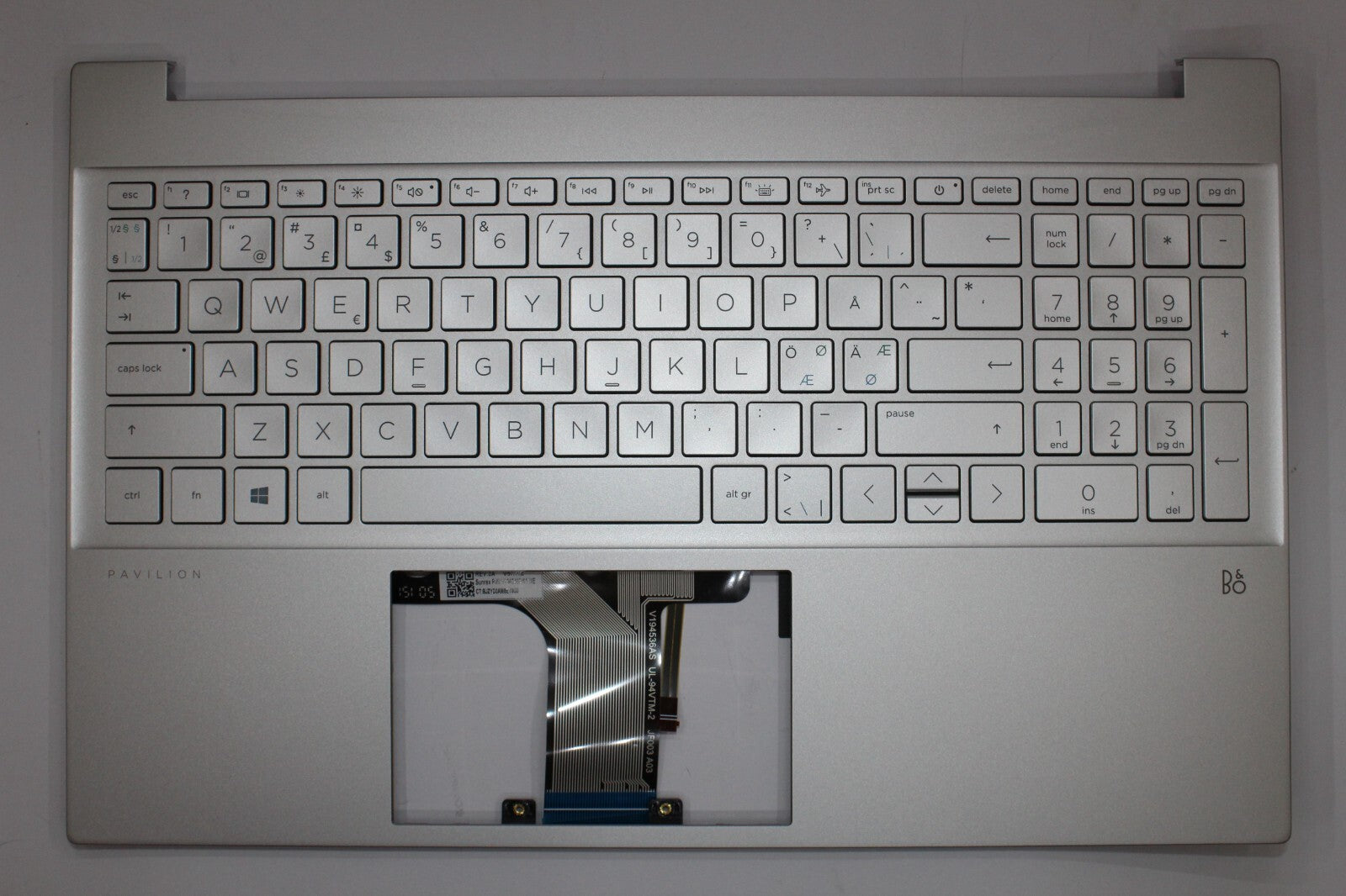 StoneTaskin Genuine NEW HP Pavilion 15-eg 15-eh Keyboard With Palmrest