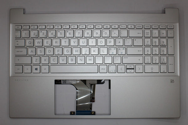 StoneTaskin Genuine NEW HP Pavilion 15-eg 15-eh Keyboard With Palmrest M08912-DH1 Laptop Notebook Palmrest With Keyboard Assembly Fully Tested Free Shipping