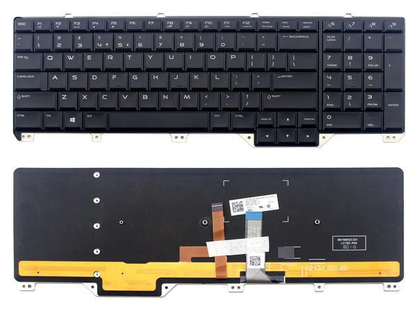 StoneTaskin Original Brand New Black Backlit UI Keyboard For Dell Alienware 17 R2 R3 Fast Shipping