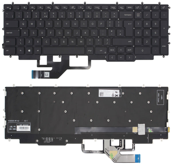 StoneTaskin Wholesale Original Black Backlit UK Laptop Keyboard For Dell G7 17 7700 0M7Y7F M7Y7F KB