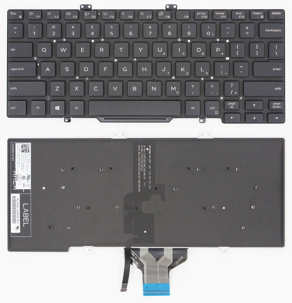 StoneTaskin Original Brand New Black Backlit US Keyboard For Dell Latitude 5400 5401 5410 5411 7400