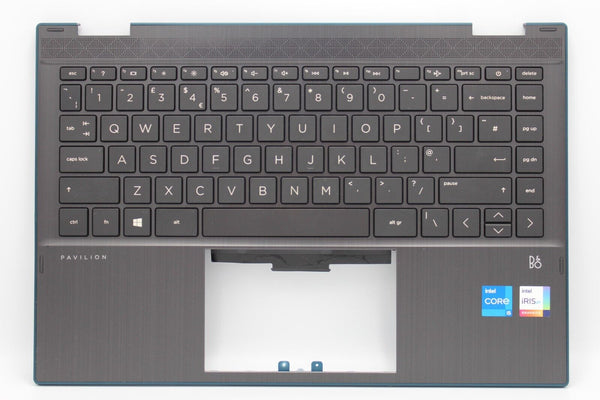 StoneTaskin Used HP Pavilion X360 14-DW Keyboard/Upper Case L96524-031 6070B1744904 Notebook KB Fully Tested Free Shipping