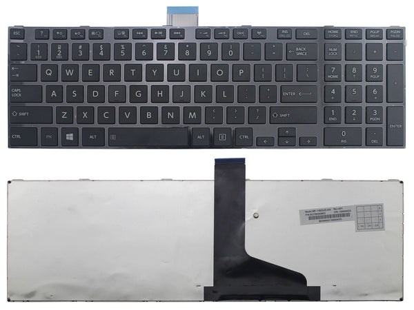 StoneTaskin Original Brand New Black US Keyboard Black Frame For Toshiba Satellite S955 S955D Notebook Keyboard KB Fully Tested Free Shipping