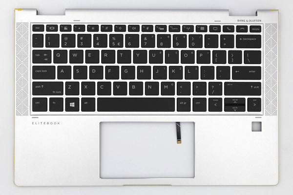 StoneTaskin Genuine HP EliteBook X360 1030 G4 Upper Case Keyboard With Backlight L70777-B31 Laptop Notebook Palmrest With Keyboard Assembly Fully Tested Free Shipping
