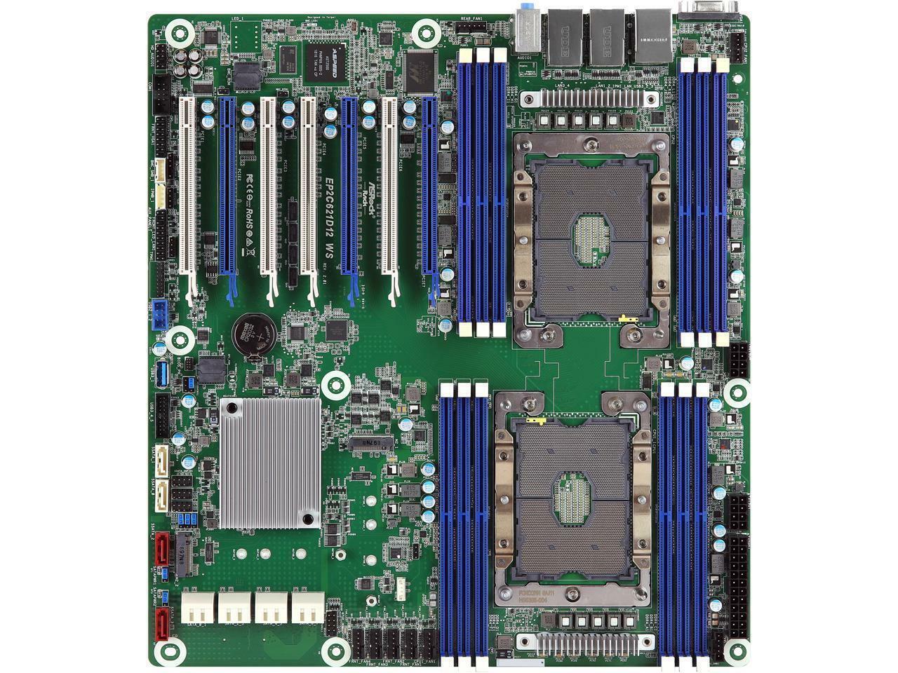 StoneTaskin Original ASRock EP2C621D12 WS EEB Server LGA 3647 Intel C6