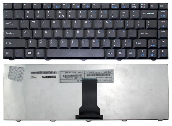 StoneTaskin Original Brand New Black UI Keyboard For eMachines Emachines D520 D720 E520 E720 Notebook Keyboard KB Fully Tested Free Shipping