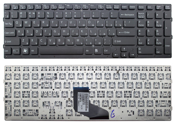 StoneTaskin Wholesale Original Brand New Black Russian Laptop Keyboard For Sony PCG81311L PCG81312L PCG81411L VPCF21 VPCF22 KB