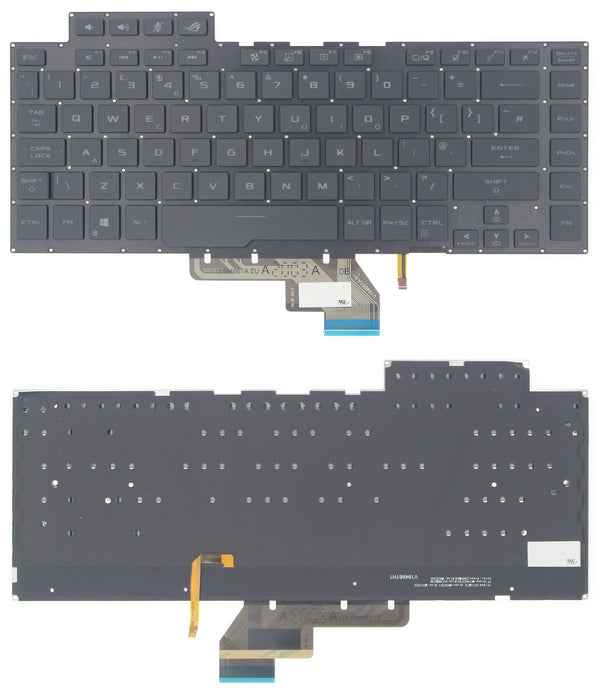 StoneTaskin Original Black UK Backlit Keyboard For ASUS GU502DU GU502GU GU502GV GU502GW GU502LFully Tested Free Shipping