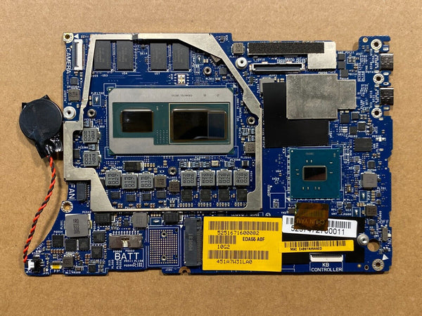NEW Dell XPS 15 9575 Motherboard Intel i7-8706G 8GB Radeon Pro WX Vega XT69Y
