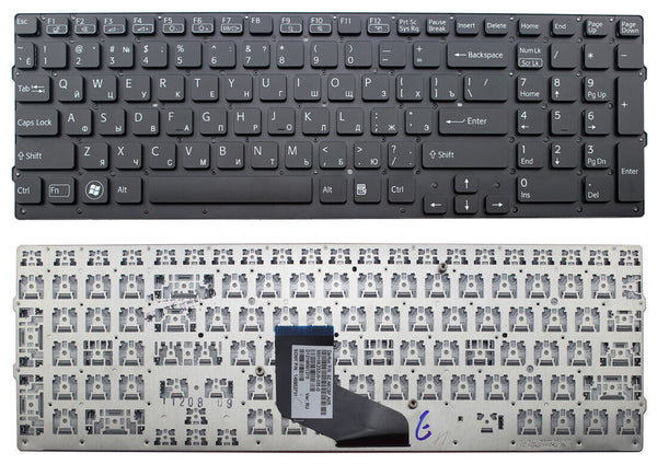 StoneTaskin Original Brand New  Black Russian Keyboard For Sony VPCF23 VPCF24  Notebook KB Free Fast Shipping