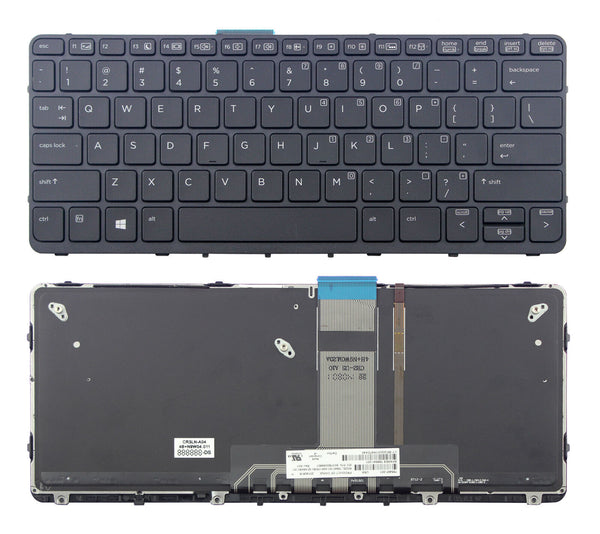 StoneTaskin Original Brand New Black Backlit US Keyboard Black Frame For HP Pro x2 612 G1 Notebook Keyboard KB Fully Tested Free Shipping