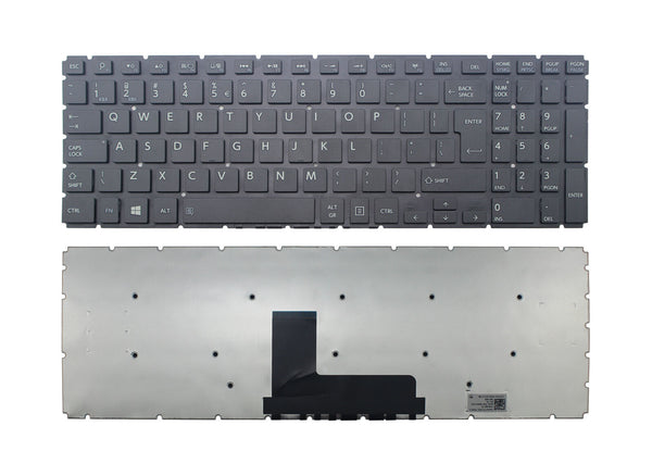 StoneTaskin Original Brand New Black UI Laptop Keyboard For Toshiba Satellite Radius P50W-B P50W-C P55W-B P55W-C S50-B Notebook KB