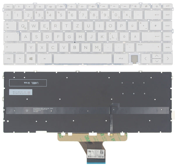 StoneTaskin Original Brand New White German Backlit Keyboard For HP ENVY 13-ba1000 x360 13-bd0000 13-bd1000 Notebook Keyboard KB Fully Tested Free Shipping