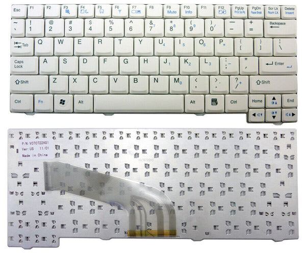 StoneTaskin Original Brand New White US Laptop Keyboard For LG X110 X120  Notebook KB Free Fast Shipping