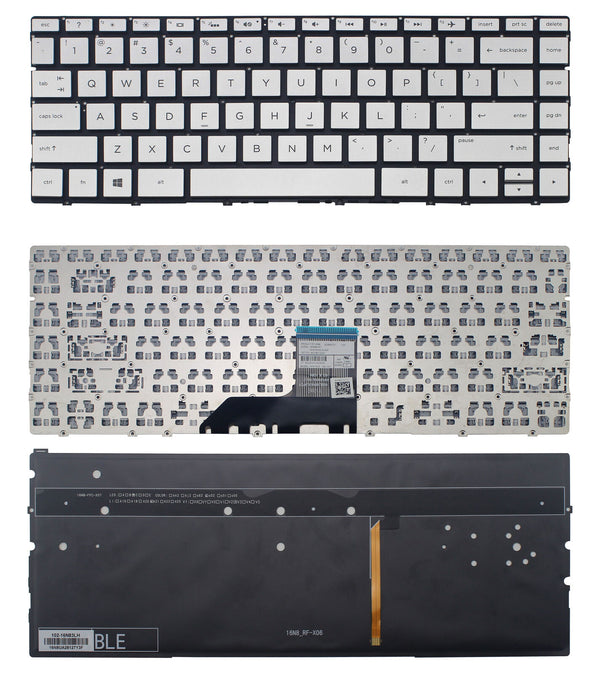 StoneTaskin Original Brand New Silver Backlit US Keyboard For HP ENVY 13t-ad000 13t-ad100 Notebook Keyboard KB Fully Tested Free Shipping