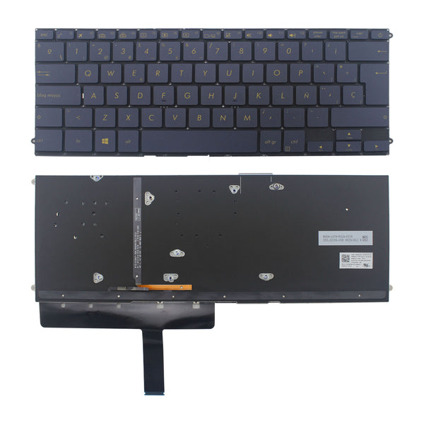 StoneTaskin Brand New Original Blue Backlit Spanish Keyboard For ASUS ZenBook 3 Deluxe UX490UA