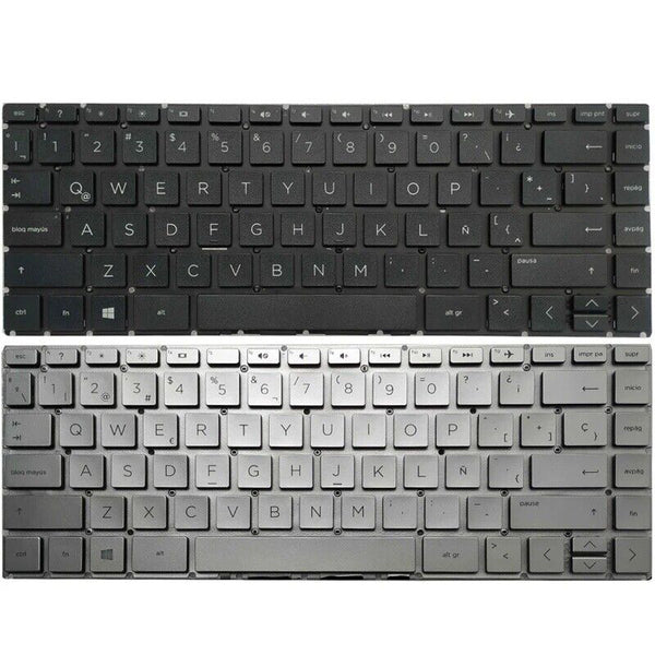 StoneTaskin Spanish/Latin Keyboard FOR HP 14-CF 14-DF 14-DK 14S-DK 14S-CF 240 G8 340 348 G7 KB Without Backlit