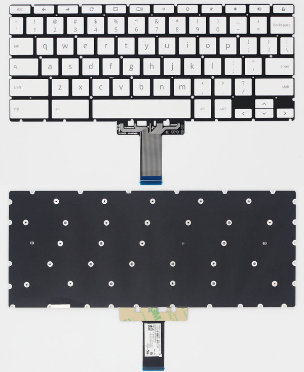 StoneTaskin Original Brand New White US Laptop Keyboard For HP Chromebook 12b-ca0000 x360 12b-ca0333nz Notebook KB