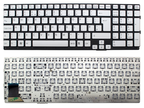 StoneTaskin Original Brand NewSilver UK Laptop Keyboard For Sony VPCSE2A VPCSE2D VPCSE2E VPCSE2H VPCSE2J VPCSE2K Notebook KB