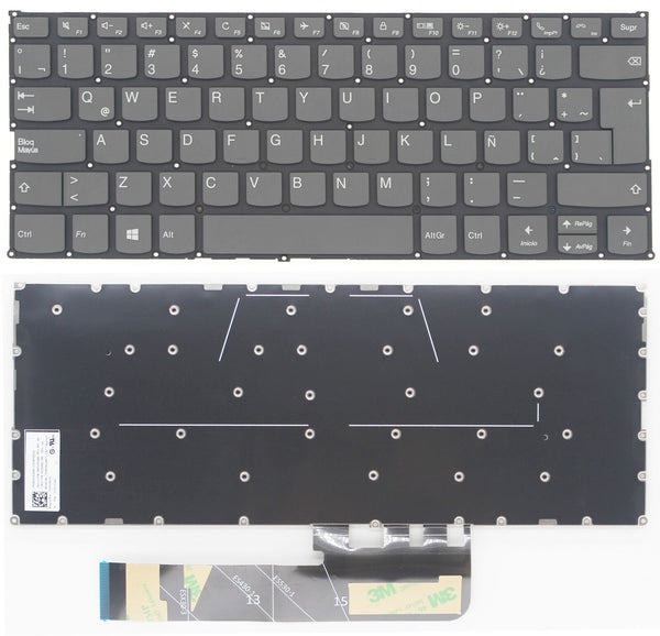 StoneTaskin Original Brand New Grey Latin Spanish Keyboard For Lenovo ThinkBook 13s-IML 13s-IWL 14-IIL 14-IML Notebook KB Fast Shipping