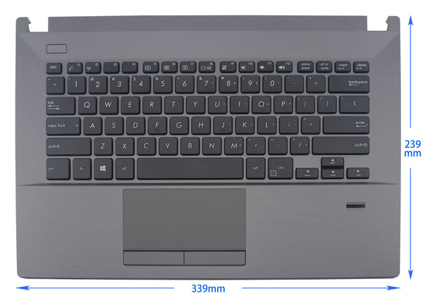 StoneTaskin Original Brand New  Black US Keyboard Gray Palmrest TouchPad For ASUS PU451 PU451LD  Notebook KB Free Fast Shipping