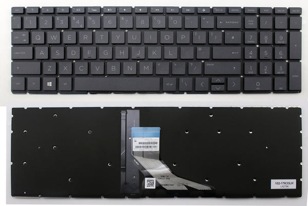StoneTaskin Original Brand New Black Backlit UK Laptop Keyboard For HP Pavilion Gaming 15z-ec000 16-a0000 17-cd0000 Notebook KB