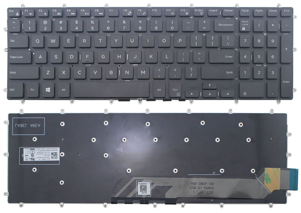 StoneTaskin Original Brand New Black US Keyboard For Dell G3 15 3500 3590 3579 3779 G5 5587 5590 G7 7588 7590 Notebook Keyboard KB Fully Tested Free Shipping