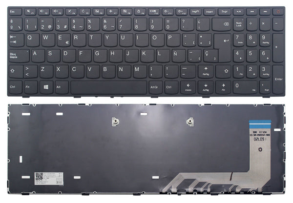 StoneTaskin Original Brand New Black Spanish Keyboard Black Frame For Lenovo V110-17IKB V110-17ISK Notebook KB Fast Shipping