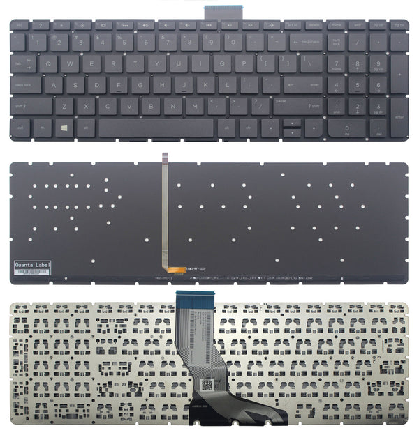 StoneTaskin Original Brand New Black US Backlit Keyboard white font For HP ENVY 15-ae000 15-ae100 Touch Notebook KB Fast Shipping