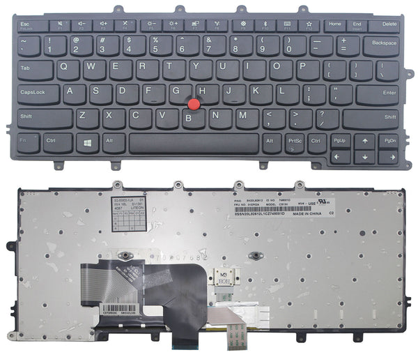 StoneTaskin Original Brand New Black US Laptop Keyboard Black Frame For Lenovo ThinkPad A275 MT 20KC 20KD X270 20HM  Notebook KB Free Fast Shipping