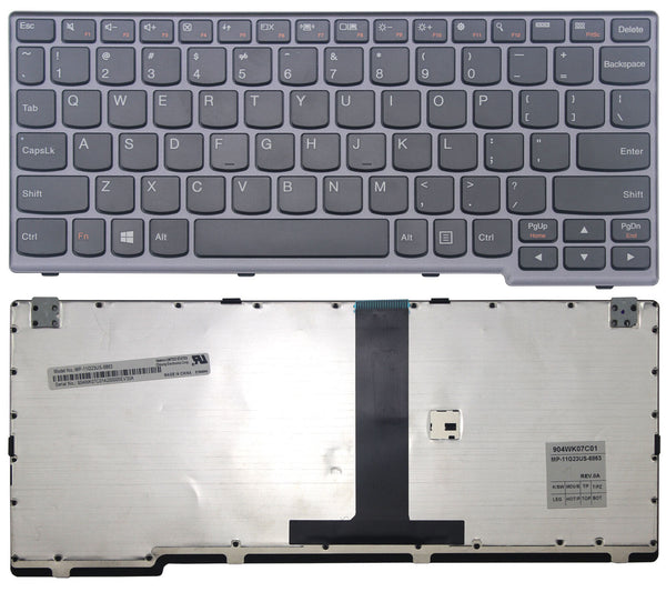 StoneTaskin Original Black US Keyboard Gray Frame For Lenovo IdeaTab K3011W Fully Tested Free Shipping