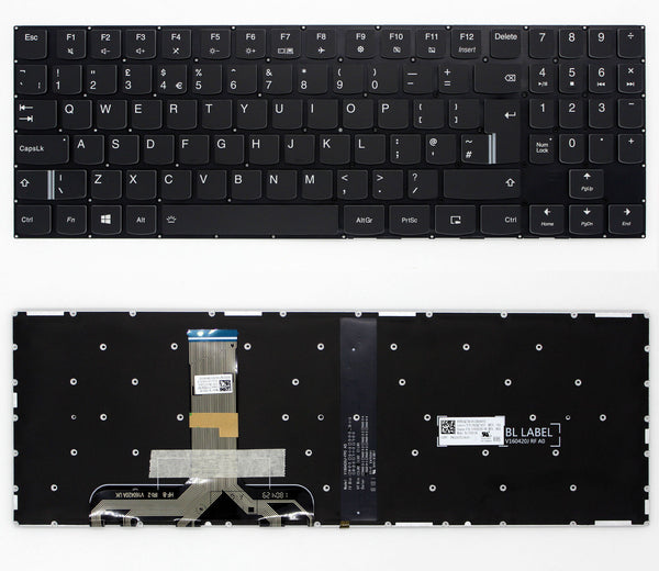 StoneTaskin Original Brand New Black UK Backlit Keyboard For Lenovo Legion Y7000-2019-PG0 Y7000P Y7000P-1060 Notebook KB Fast Shipping