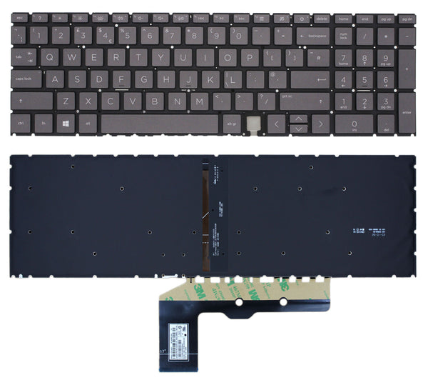 StoneTaskin Original Black Backlit UK Keyboard For HP ENVY x360 15-ee1000 15m-ed1000 Fully Tested Free Shipping