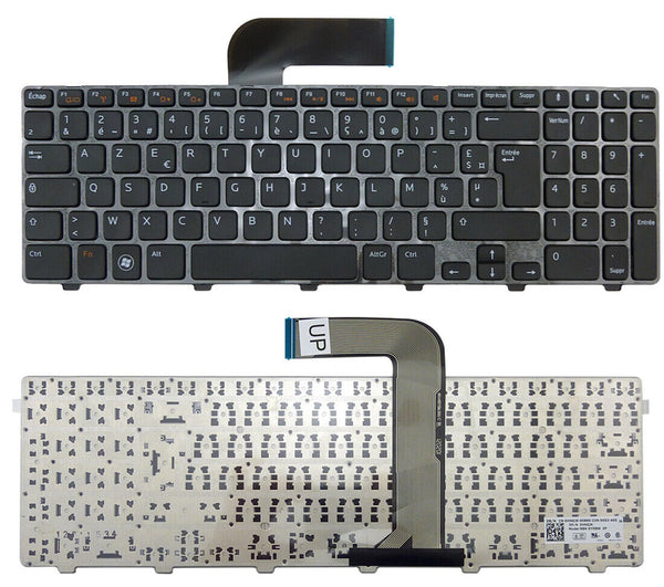 StoneTaskin Wholesale Brand New Black French Laptoap Keyboard Black Frame For Dell Inspiron 15R M5110 N5110 M511R KB